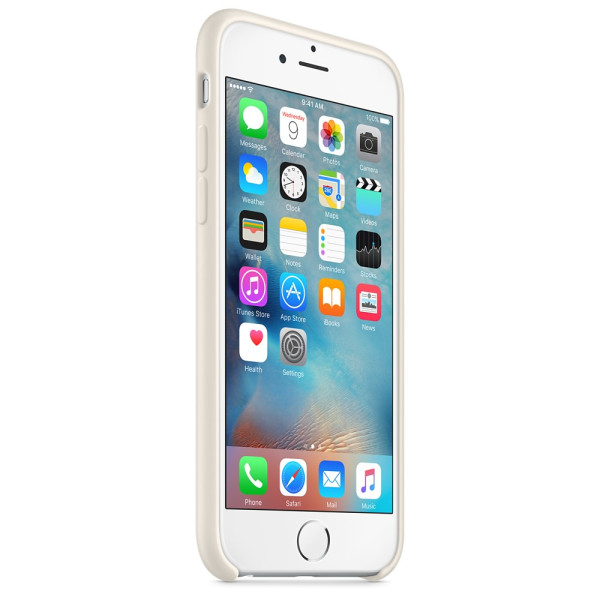 Силиконовый чехол Apple Silicone Case Antique White (MLD22) для iPhone 6 Plus/6s Plus