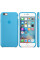 Чехол Silicone Case для iPhone 6 Plus/6s Plus Blue OEM