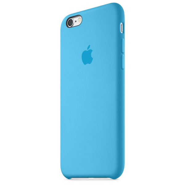 Чехол Silicone Case для iPhone 6 Plus/6s Plus Blue OEM