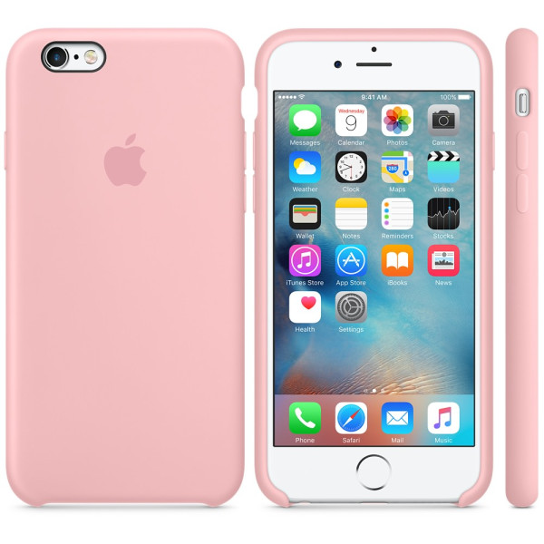 Чехол Silicone Case для iPhone 6 Plus/6s Plus Pink OEM