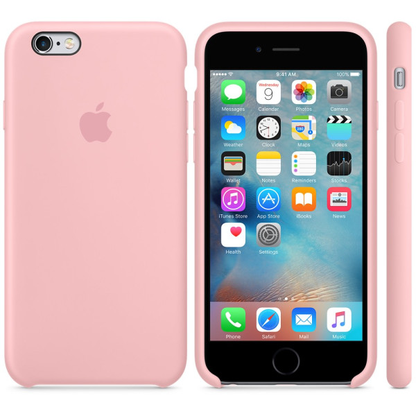 Чехол Silicone Case для iPhone 6 Plus/6s Plus Pink OEM
