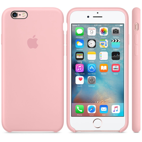 Чехол Silicone Case для iPhone 6 Plus/6s Plus Pink OEM