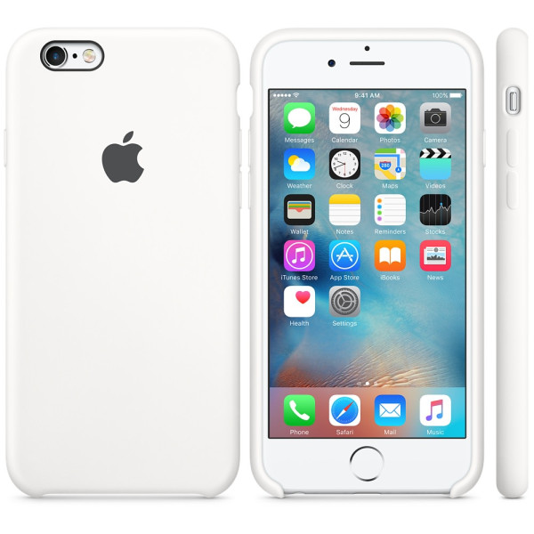 Чехол Silicone Case для iPhone 6 Plus/6s Plus White OEM