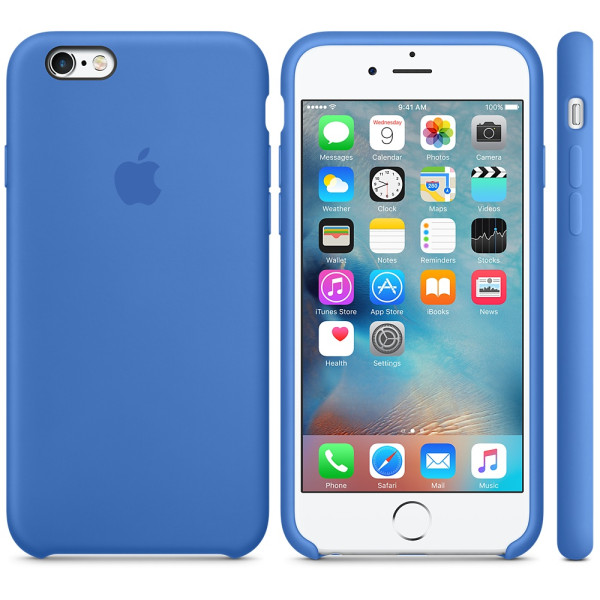 Силиконовый чехол Apple Silicone Case Royal Blue (MM632) для iPhone 6/6s