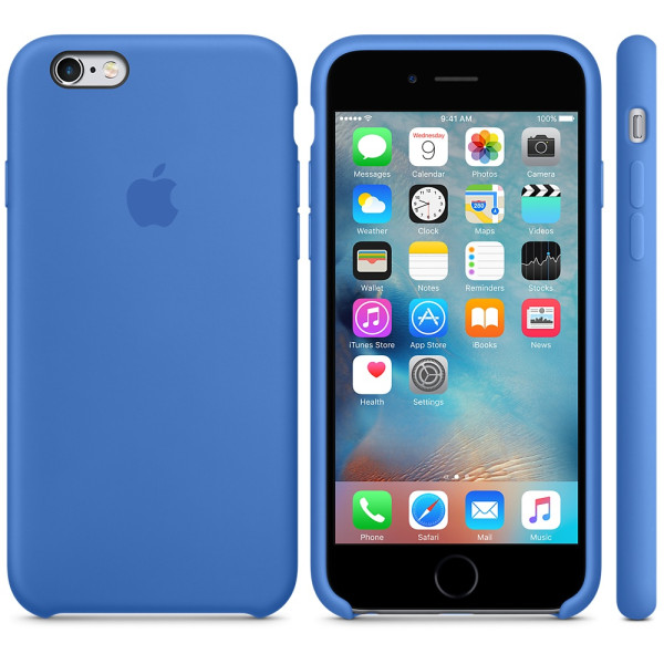 Силиконовый чехол Apple Silicone Case Royal Blue (MM632) для iPhone 6/6s