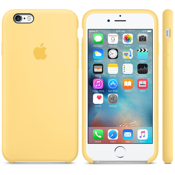 Силіконовий чохол Apple Silicone Case Yellow (MM662) для iPhone 6 / 6s