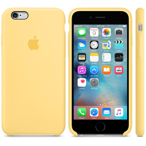 Силіконовий чохол Apple Silicone Case Yellow (MM662) для iPhone 6 / 6s