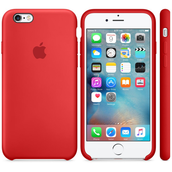 Чехол Silicone Case для iPhone 6/6s (Red) OEM