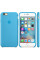 Чехол Silicone Case для iPhone 6/6s (Blue) OEM