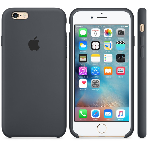 Чехол Silicone Case для iPhone 6/6s (Charcoal Gray) OEM