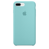 Чехол Silicone Case для iPhone 7 Plus/8 Plus Sea Blue OEM