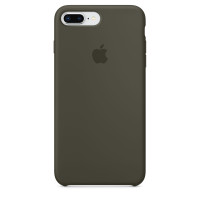 Чехол Silicone Case для iPhone 7 Plus/8 Plus Dark Olive OEM