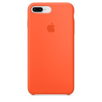 Чехол Silicone Case для iPhone 7 Plus/8 Plus Spicy Orange OEM