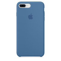 Чехол Silicone Case для iPhone 7 Plus/8 Plus Denim Blue OEM