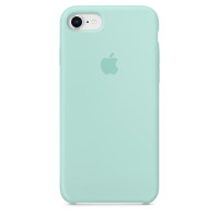 Чехол Silicone Case на iPhone 7 / 8 / SE (2020) Marine Green OEM