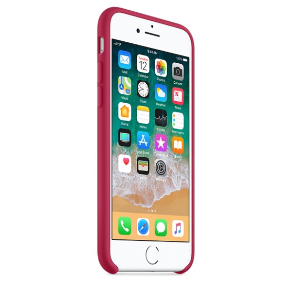 Чехол Silicone Case на iPhone 7 / 8 / SE (2020) Rose Red OEM