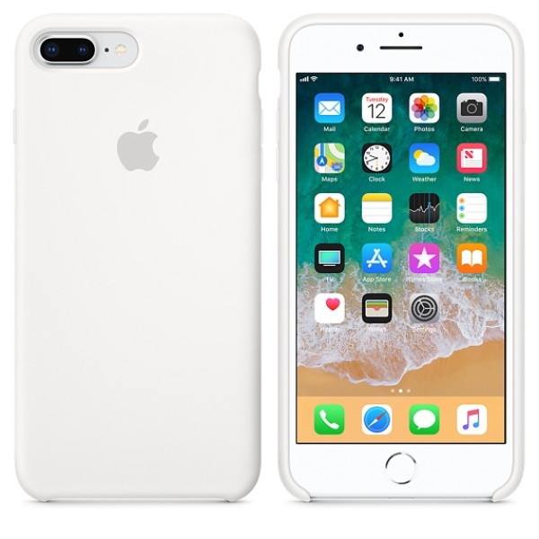 Чохол Apple Silicone Case для iPhone 8 Plus / 7 Plus White (MQGX2)