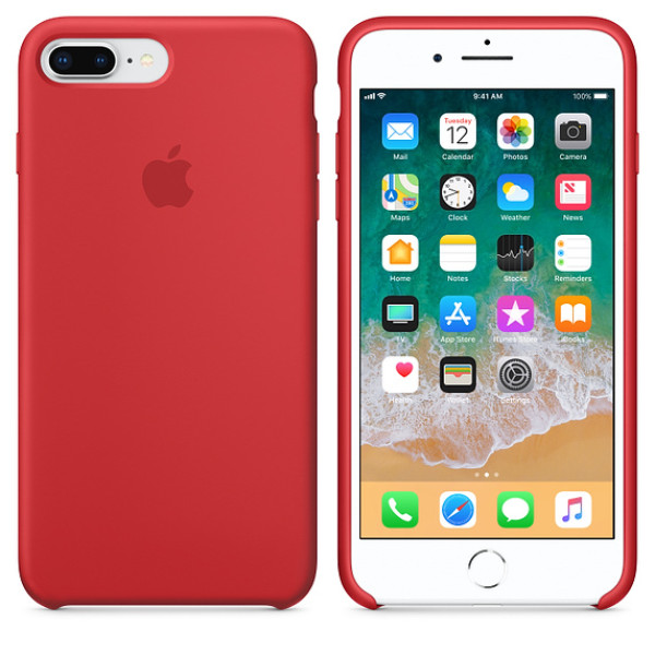 Чехол Silicone Case для iPhone 7 Plus/8 Plus Product (Red) OEM