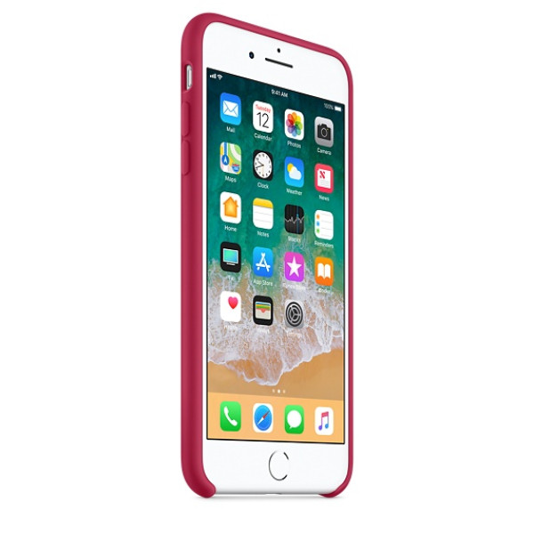 Чехол Silicone Case для iPhone 7 Plus/8 Plus Rose Red OEM