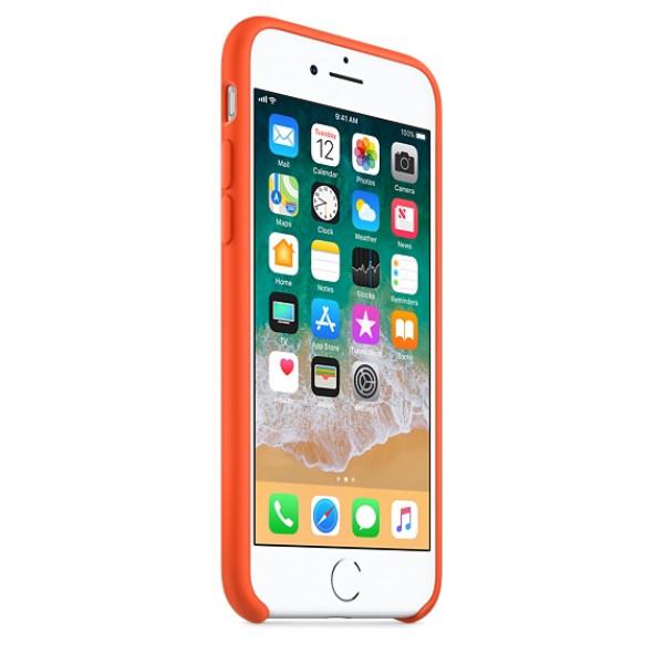Чехол Silicone Case на iPhone 7 / 8 / SE (2020) Spicy Orange OEM