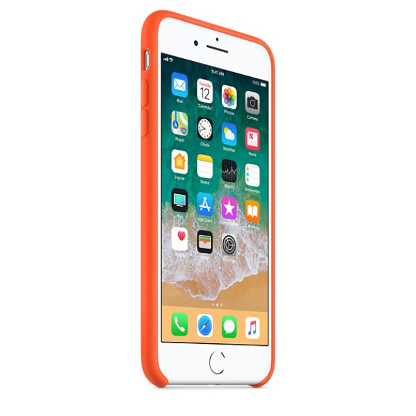 Чехол Silicone Case для iPhone 7 Plus/8 Plus Spicy Orange OEM