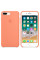 Чехол Silicone Case для iPhone 7 Plus/8 Plus Peach OEM