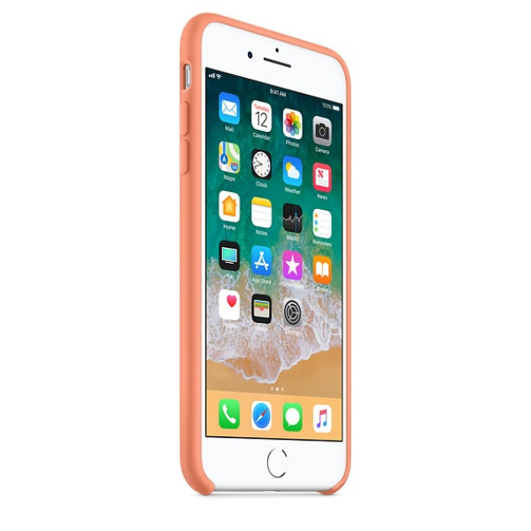 Чехол Silicone Case для iPhone 7 Plus/8 Plus Peach OEM