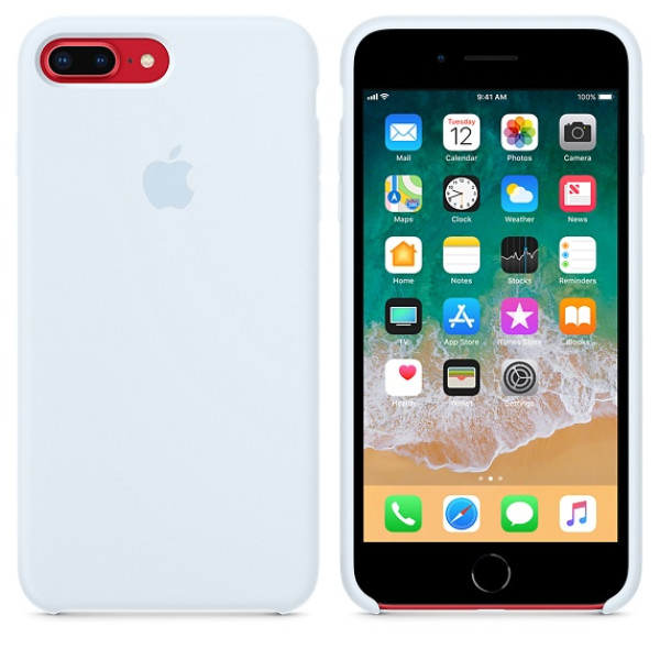 Чехол Silicone Case для iPhone 7 Plus/8 Plus Sky Blue OEM