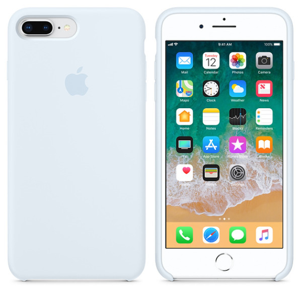 Чехол Silicone Case для iPhone 7 Plus/8 Plus Sky Blue OEM