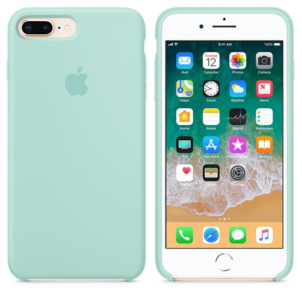 Чохол Silicone Case для iPhone 7 Plus / 8 Plus Marine Green OEM
