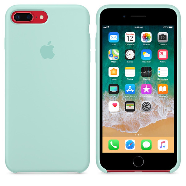 Чохол Silicone Case для iPhone 7 Plus / 8 Plus Marine Green OEM
