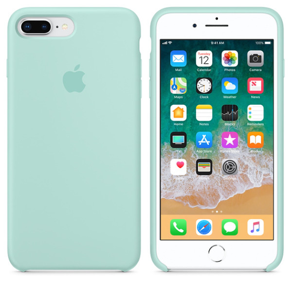 Чохол Silicone Case для iPhone 7 Plus / 8 Plus Marine Green OEM