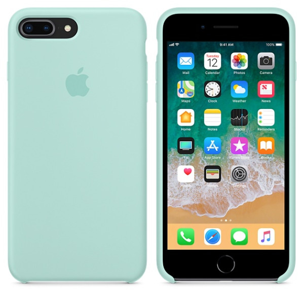 Чохол Silicone Case для iPhone 7 Plus / 8 Plus Marine Green OEM
