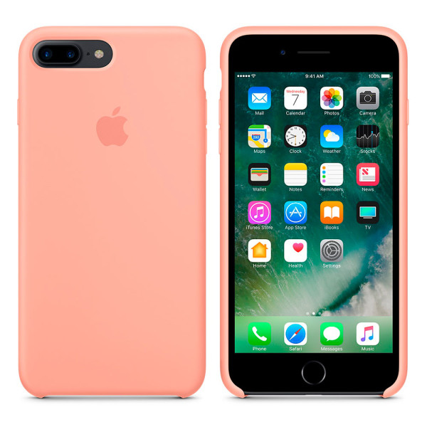 Чехол Silicone Case для iPhone 7 Plus/8 Plus Flamingo OEM