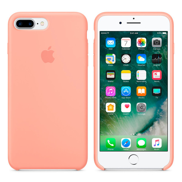 Чехол Silicone Case для iPhone 7 Plus/8 Plus Flamingo OEM