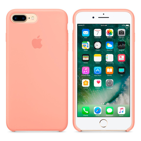 Чехол Silicone Case для iPhone 7 Plus/8 Plus Flamingo OEM