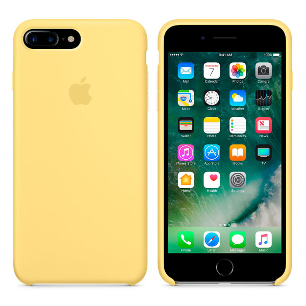 Чехол Silicone Case для iPhone 7 Plus/8 Plus Pollen OEM