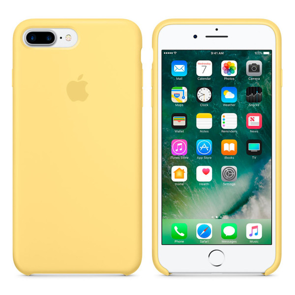 Чехол Silicone Case для iPhone 7 Plus/8 Plus Pollen OEM