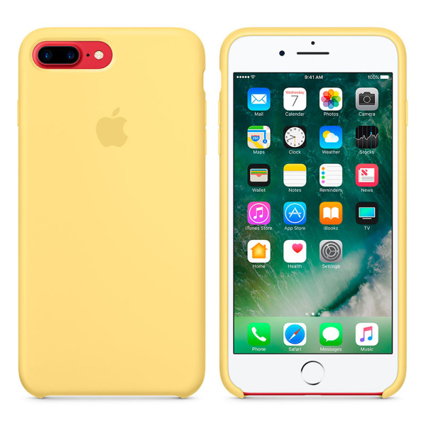 Чехол Silicone Case для iPhone 7 Plus/8 Plus Pollen OEM