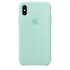 Чохол Apple Silicone Case для iPhone X / XS (Marine Green) (MRRE2)