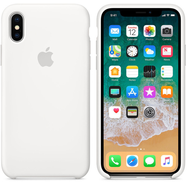 Чохол Apple Silicone Case для iPhone X / XS (White) (MRW82ZM / A)