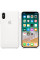 Чохол Apple Silicone Case для iPhone X / XS (White) (MRW82ZM / A)