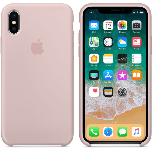 Чехол Apple Silicone Case для iPhone X / XS (Pink Sand) (MTF82ZM/A)