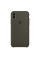 Чохол Silicone Case для iPhone X / XS (Dark Olive) OEM