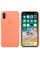 Чехол Apple Silicone Case для iPhone X / XS (Peach) (MRRC2)