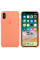 Чехол Apple Silicone Case для iPhone X / XS (Peach) (MRRC2)