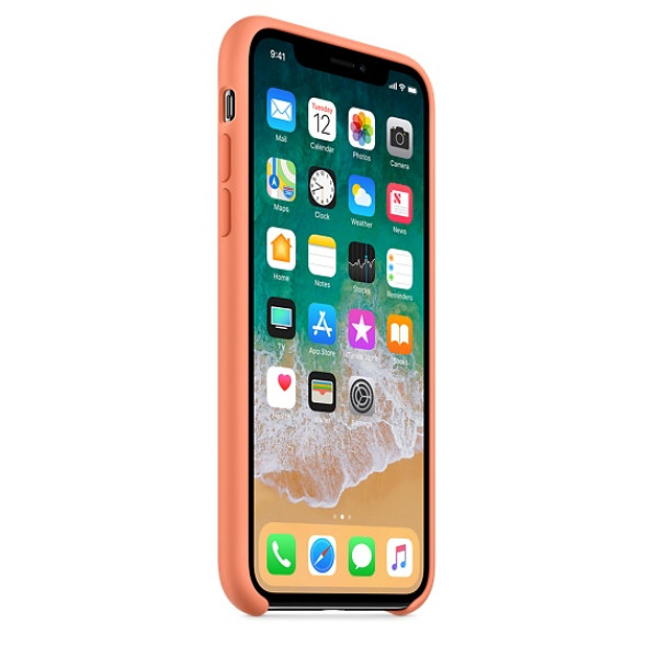 Чехол Apple Silicone Case для iPhone X / XS (Peach) (MRRC2)