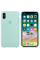 Чехол Apple Silicone Case для iPhone X / XS (Marine Green) (MRRE2)