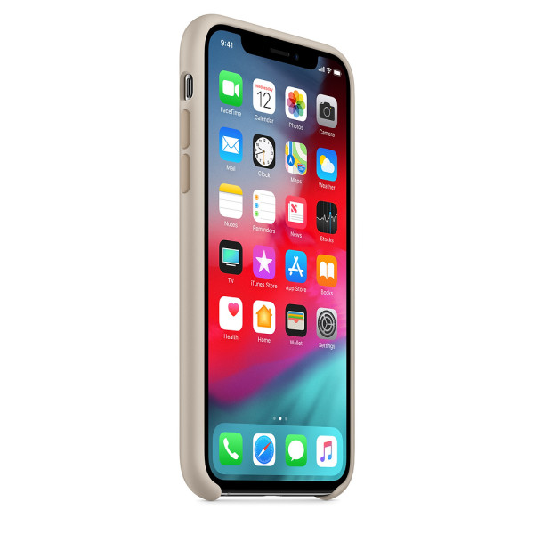 Чехол Apple Silicone Case для iPhone X / XS (Stone) (MRWD2)