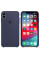 Чехол Apple Silicone Case для iPhone XS Max Midnight Blue (MRWG2)